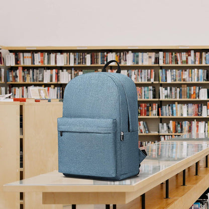 Leichter Schulrucksack für 15,4-Zoll-Laptop in Blau
