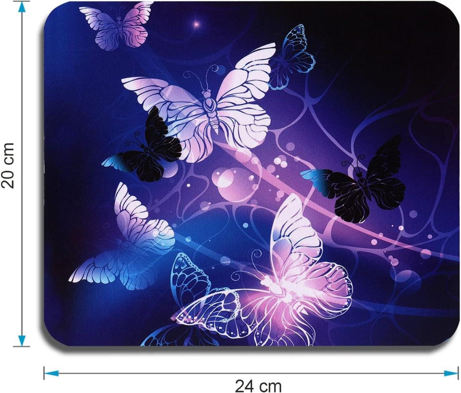 Mauspad Schmetterling Frauen Lila 240x200mm