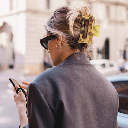 Haarklammer 8cm Groß Rutschfest Jaw Clips Haarstyling für