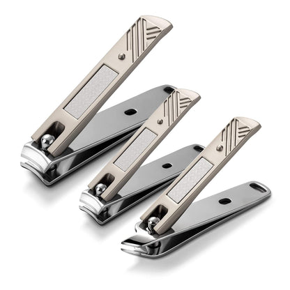 Nagelknipser Set Edelstahl Gerade/Gebogen/Abgeschrägt