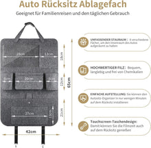 Auto Rückenlehnenschutz Organizer Tablet Telefon