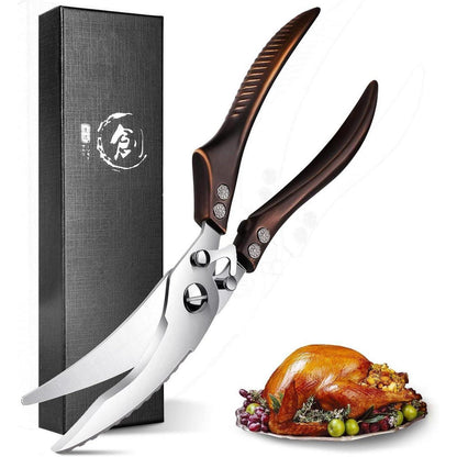 Profi Geflügelschere aus Edelstahl Grillzubehör Küchenschere