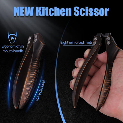 Profi Geflügelschere aus Edelstahl Grillzubehör Küchenschere