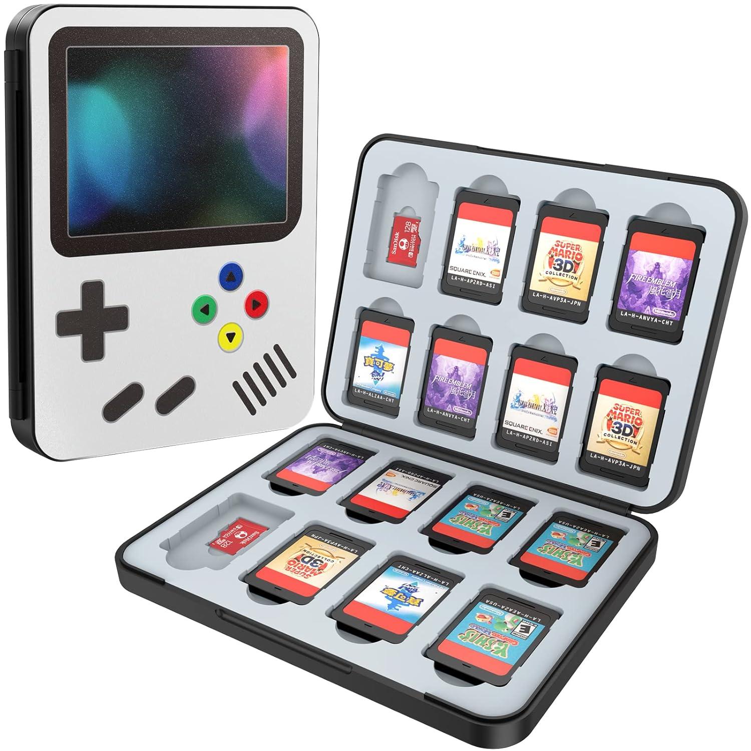 Game Card Aufbewahrungsbox für Switch OLED mit 24 Game Card Slots