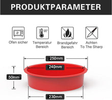 Silikon Kuchenform Rund 24cm Antihaft Backform für