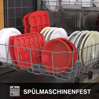 Silikon Kuchenform Rund Antihaft Backform 24 cm für Käsekuchen