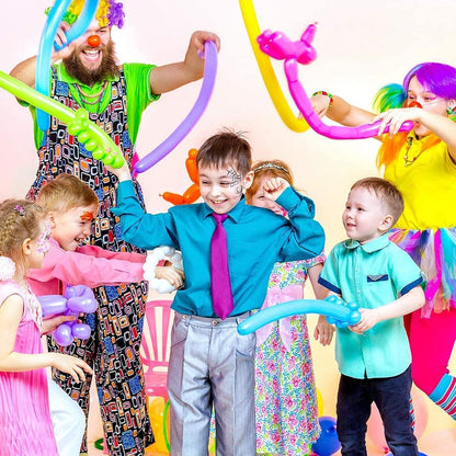 Modellierballons 200 Stück Magische Luftballons Lange Bunt