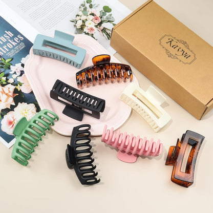 8 Stück Haarklammer Damen Groß Rutschfestes Haarstyling Zubehör