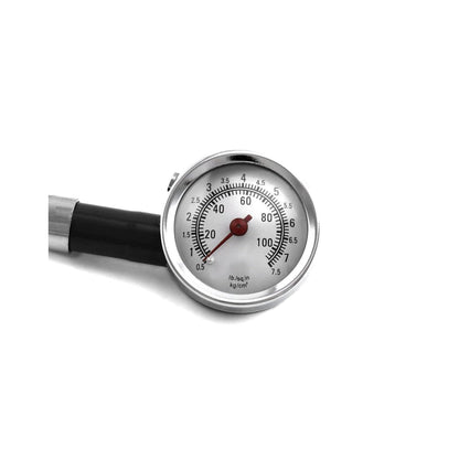 QWORK Reifendruckprüfer 0-100Psi für Auto Fahrrad Motorrad