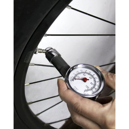 QWORK Reifendruckprüfer 0-100Psi für Auto Fahrrad Motorrad