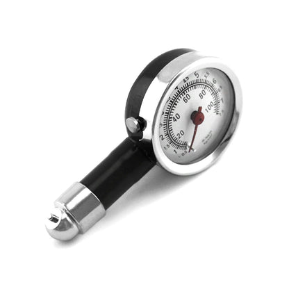 QWORK Reifendruckprüfer 0-100Psi für Auto Fahrrad Motorrad