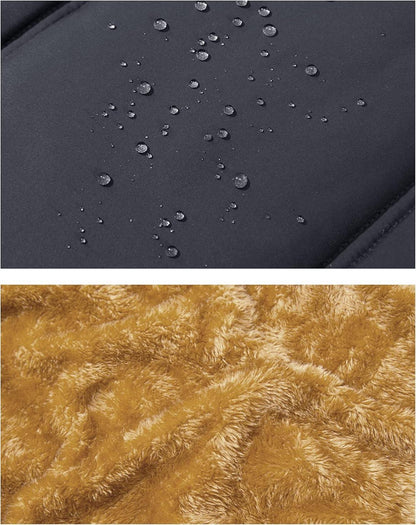 Herren Winterweste Gefüttert Outdoor Fleeceweste Ärmellos Weste Magna-Taschen