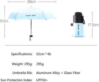 Kompakter OAICIA Regenschirm Sturmfest UV-Schutz Taschenschirm