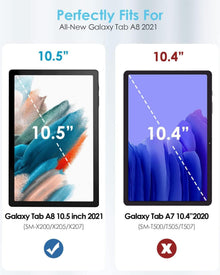 TiMOVO PU Lederhülle für Samsung Galaxy Tab A8 10,5 Zoll