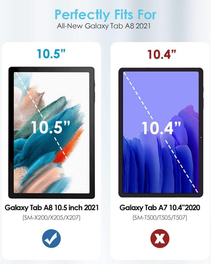 TiMOVO PU Lederhülle für Samsung Galaxy Tab A8 10,5 Zoll