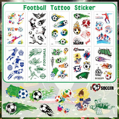 Fußball Tattoos Kinder Leuchten im Dunkeln Set