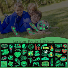 15 Fußball Tattoos Kinder leuchtend - Temporäre Aufkleber