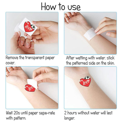 15 Blätter Fußball Tattoos Kinder Leuchtende Temporäre Aufkleber Jungen