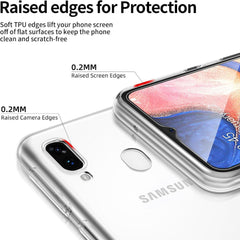 Panzer Schutzglas + Silikon Hülle für Samsung Galaxy A20e