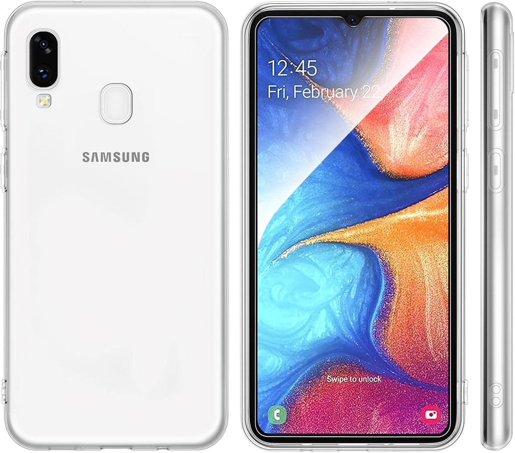 Hülle Samsung Galaxy A20e + 2x Panzer Schutz Glas Ultra Transparent