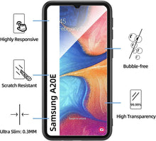 NEW'C Samsung Galaxy A20e Hülle Schwarz + 2x Panzer Schutz