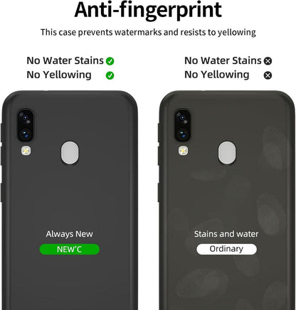 Schutzhülle Samsung Galaxy A20e Schwarz + Panzerglas Set - Ultra