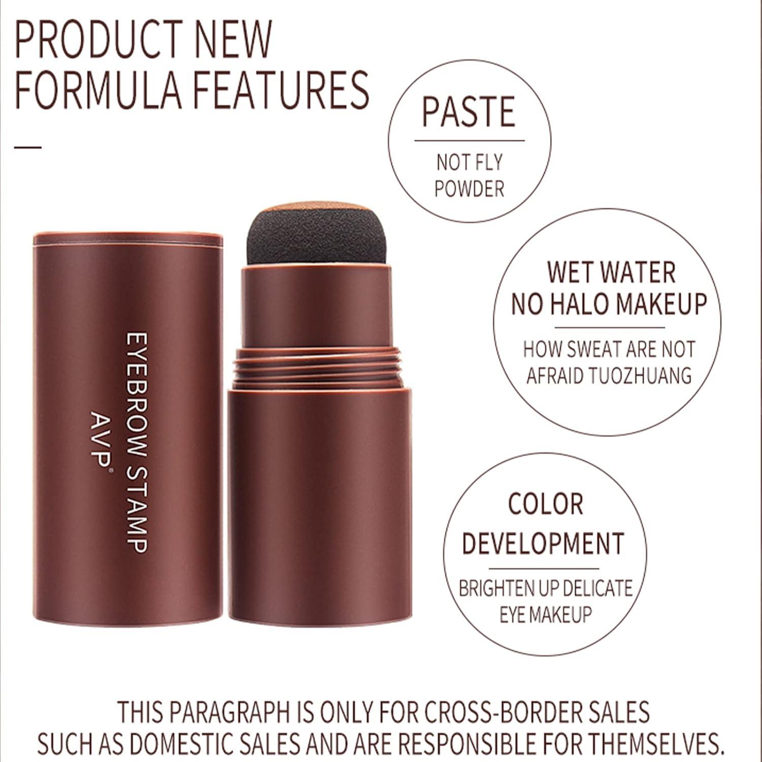Augenbrauen Schablone mit Eyebrow Powder und Stamp Set