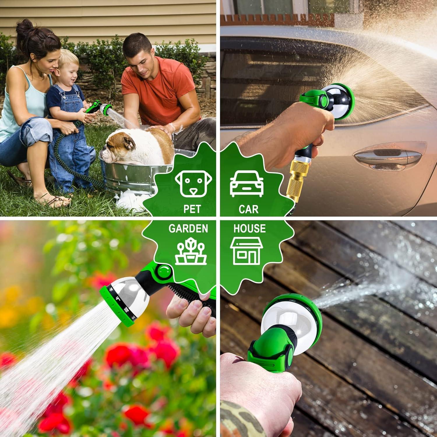 Yofidra Flexibler Gartenschlauch 22,5m Ausdehnbarer Wasserschlauch 3/4 1/2 zoll