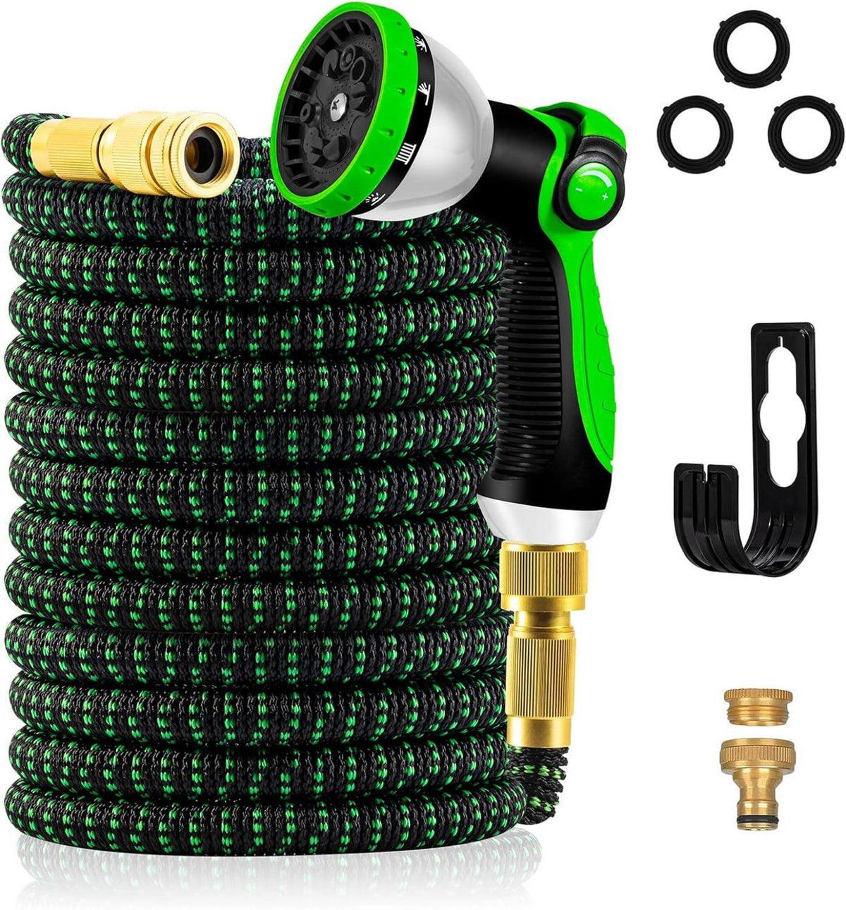 Flexibler Gartenschlauch 30m 3 lagiger Latex Wasserschlauch