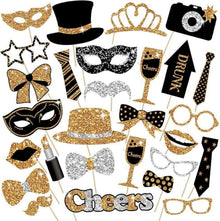 30 Fotorequisiten Foto Accessoires Party Deko Hochzeit Silvester