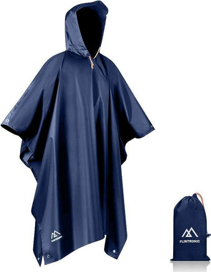 Wasserdichter Regenponcho für Fahrrad Wandern Campingrecyclingweste