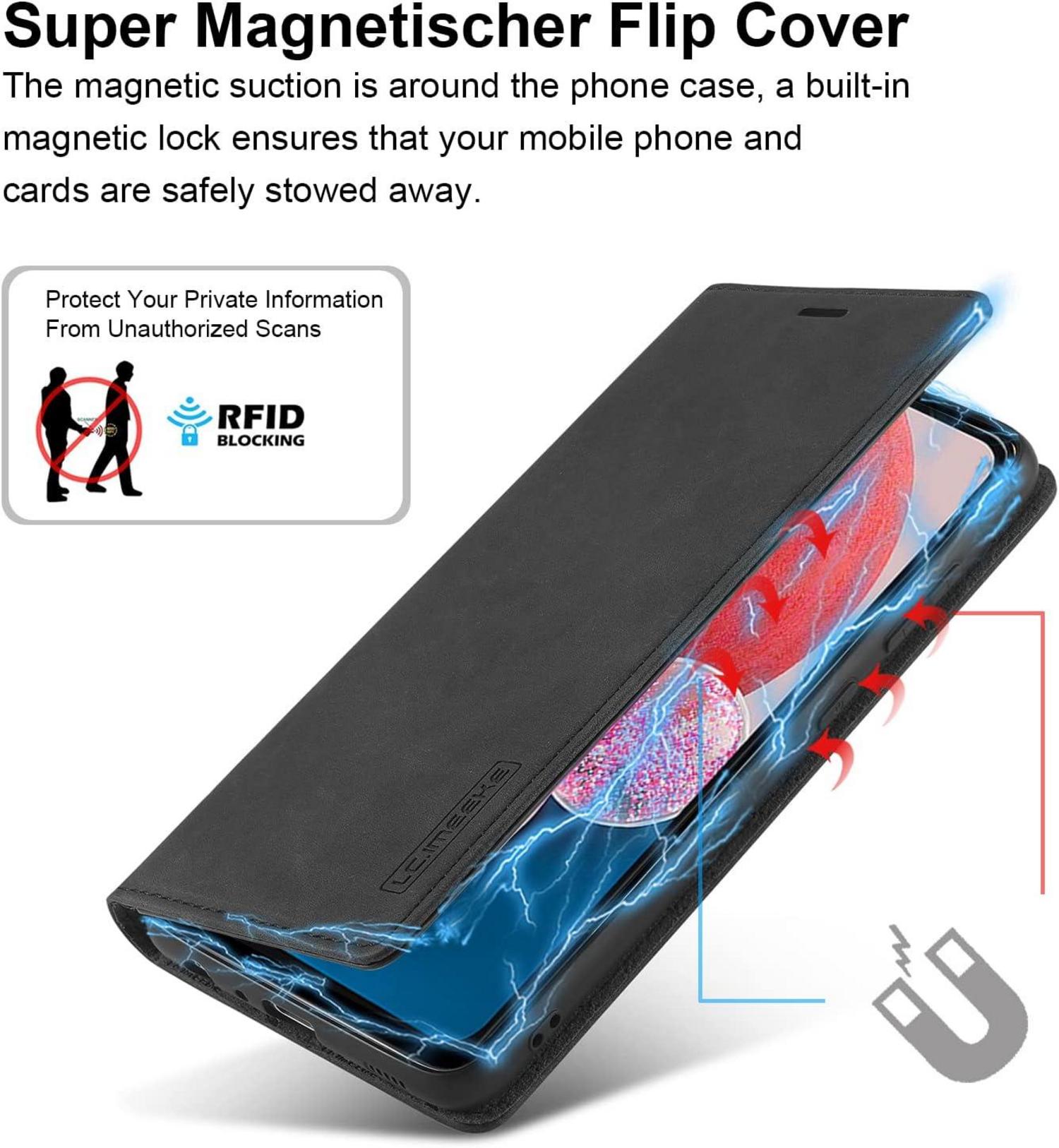Handyhülle Samsung Galaxy A13 5G/A04S Leder Klappbar Wallet Cover