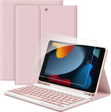 Bluetooth Tastatur Hülle für iPad 10.2 Zoll QWERTZ Deutsches Layout