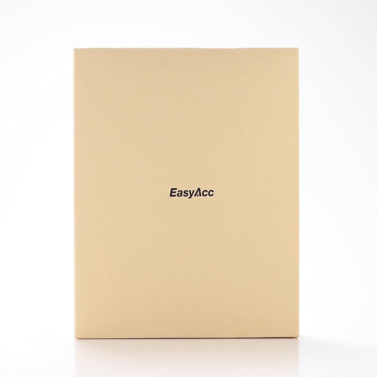 EasyAcc iPad 10.2 Zoll Tastatur Hülle mit Schutzfolie QWERTZ Deutsch Rose Gold