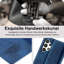 Handyhülle Samsung Galaxy A13 5G/A04S Leder Blau