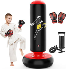 Aufblasbarer Boxsack für Kinder zum Üben von Karate und Taekwondo