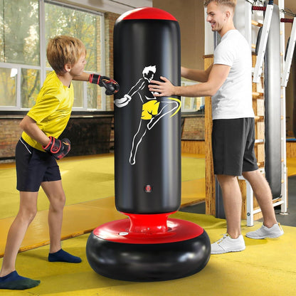 Boxsack für Kinder 168 cm Geschenk Karate Taekwondo MMA Energieabbau