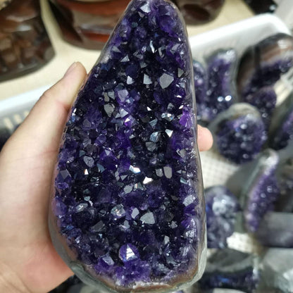 Amethyst-Kristall-Cluster Uruguay Reiki-Heilung 2.2lbs