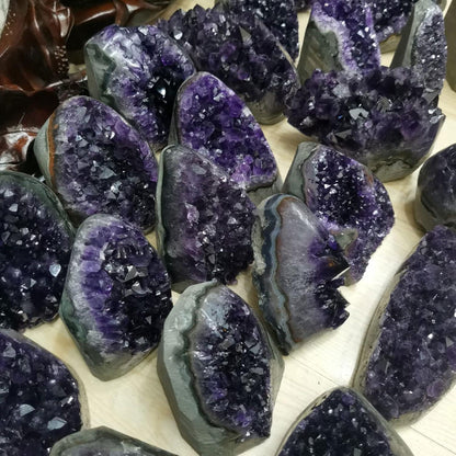 Amethyst-Kristall-Cluster Uruguay Reiki-Heilung 2.2lbs