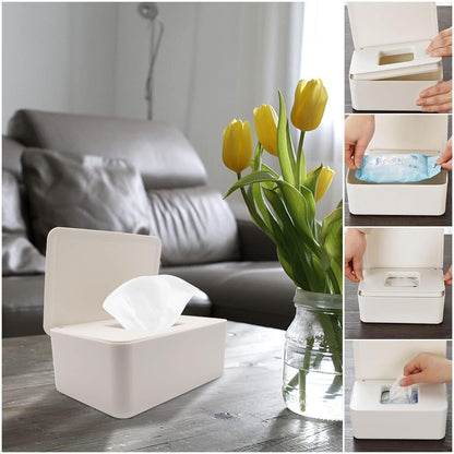 Feuchttücher Box für Baby - Aufbewahrungsbox in