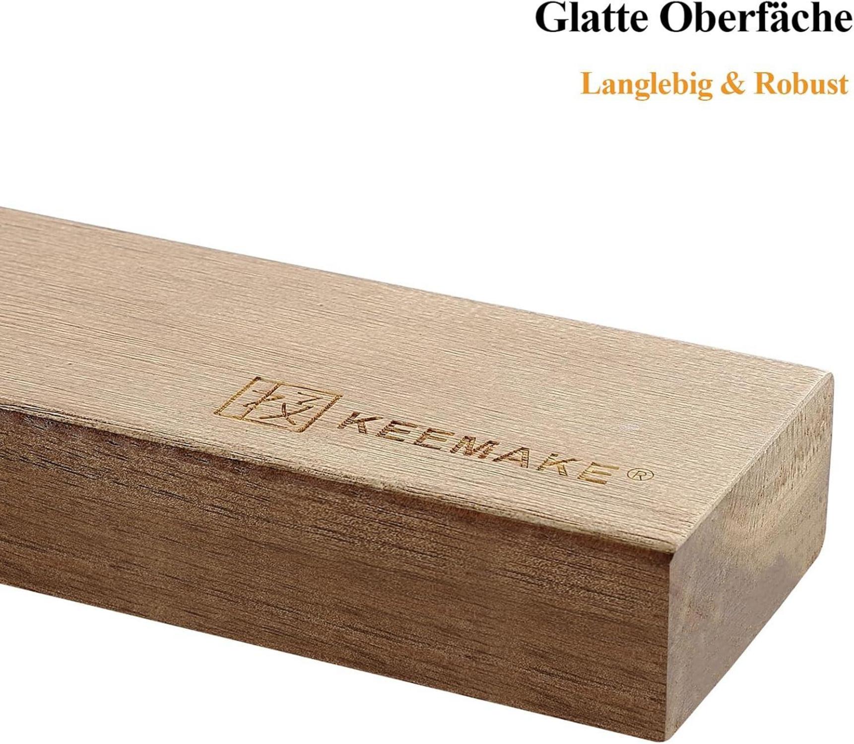 Magnetleiste Messerhalter Akazienholz 30cm Neodym Magnet stark