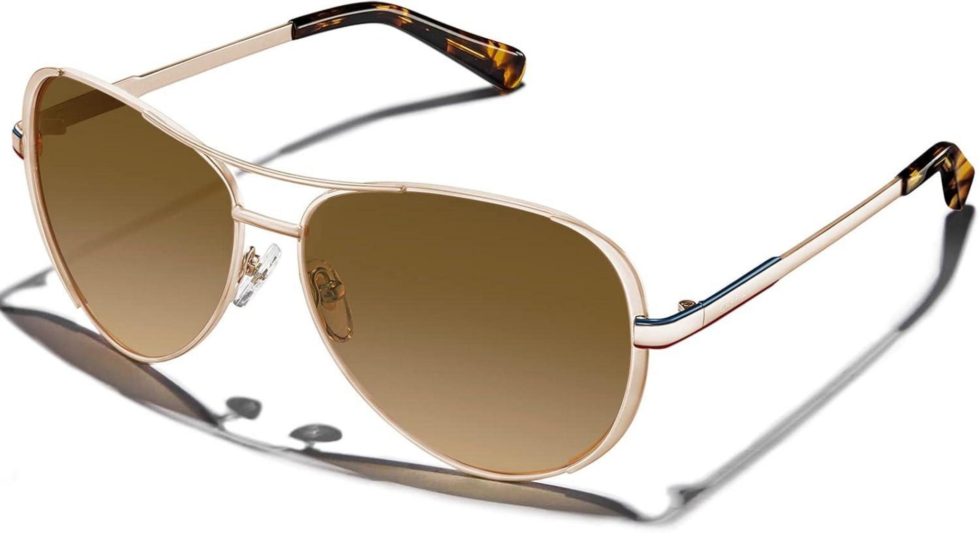 Polarisierte Pilotenbrille UV Sonnenbrille mit Etui und Putztuch
