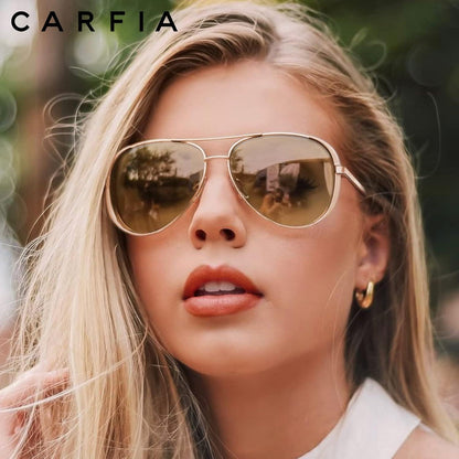 Polarisierte Pilotenbrille UV Sonnenbrille mit Etui und Putztuch