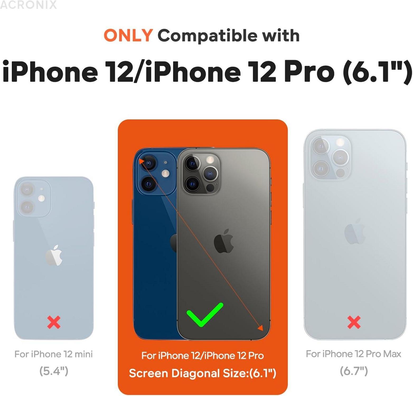 iPhone 12 Pro Hülle, Liquid Silicone Case, 3-Layer