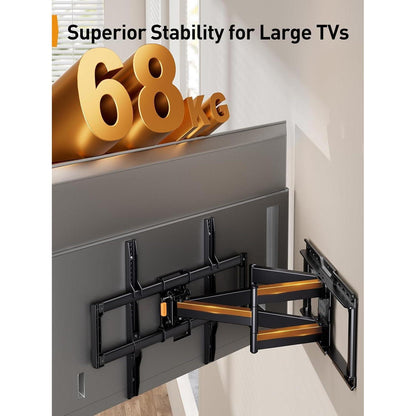 Vollbewegliche TV Wandhalterung für 42-90 Zoll Fernseher bis