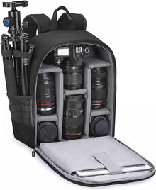 Professioneller Wasserdichter Kamerarucksack für DSLR/SLR, Schwarz