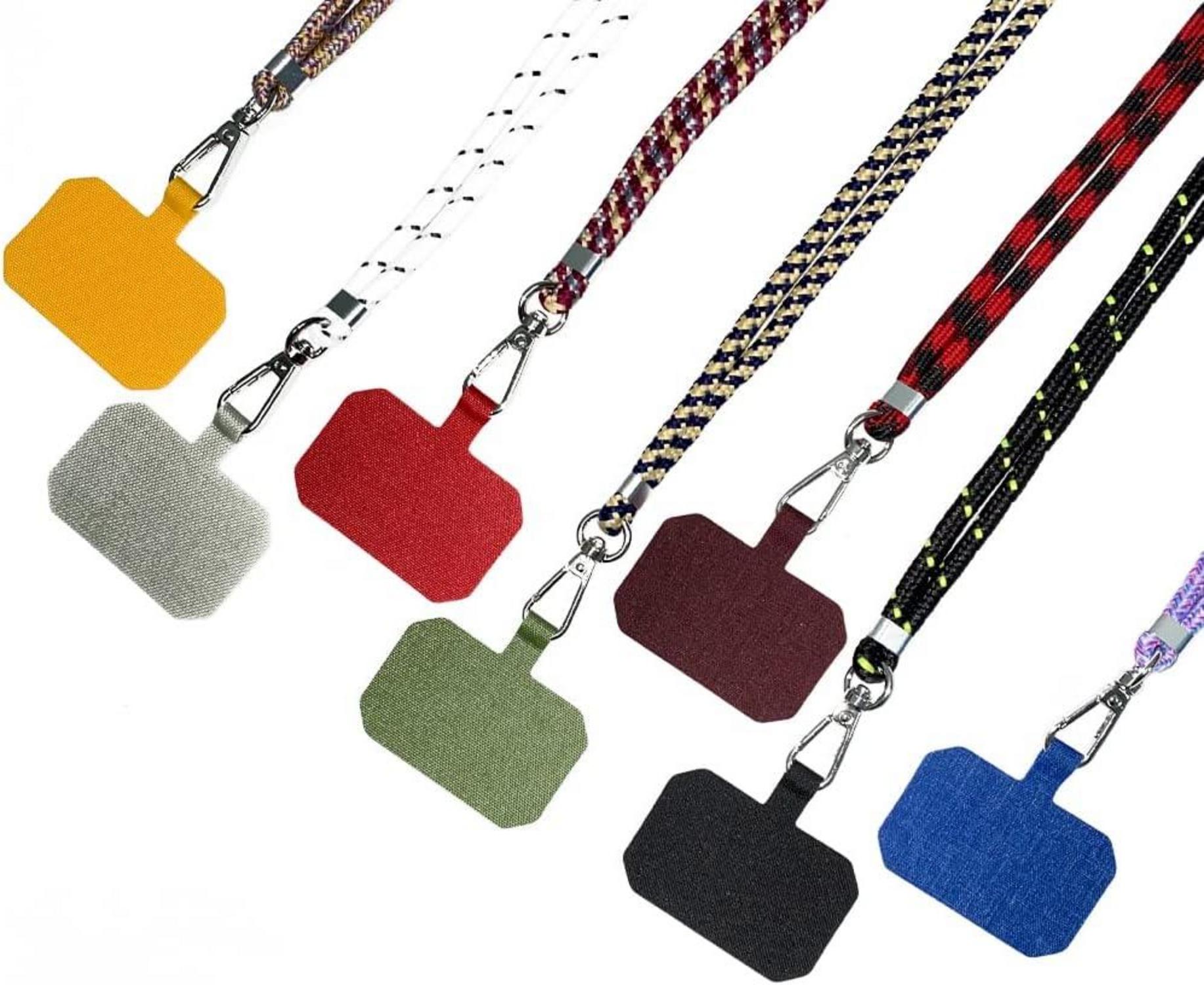 Handykette Universal zum Umhängen - Smartphone Kette Hülle Kordel - Rotes