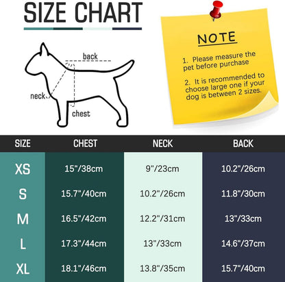Kuoser Hundebody Nach Op Kastration Langarm Grün XS-XL