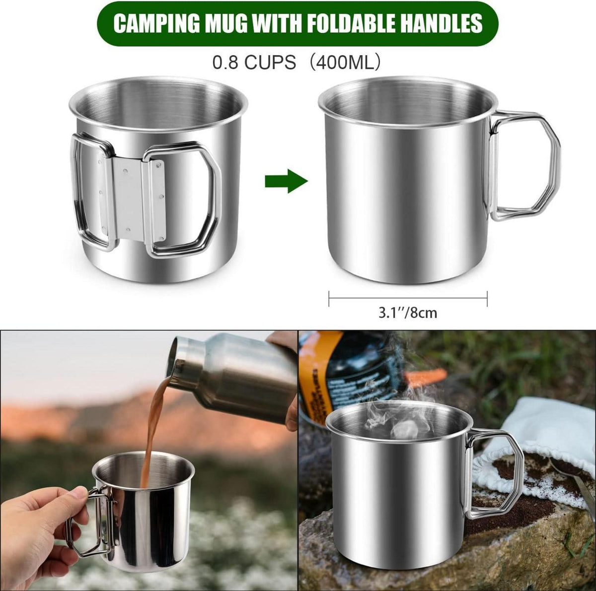 Camping Geschirr Set Outdoor Kochgeschirr Topf Pfanne Herd Picknick