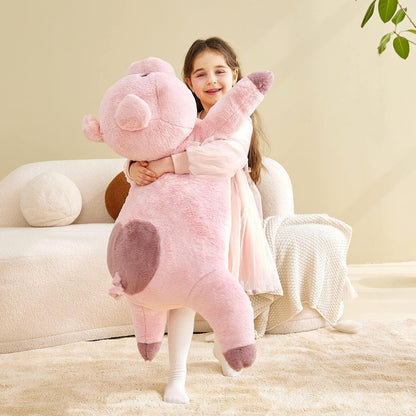 Riesiges Schwein Stofftier 78cm - Kuscheliges Plüschtier Geschenk